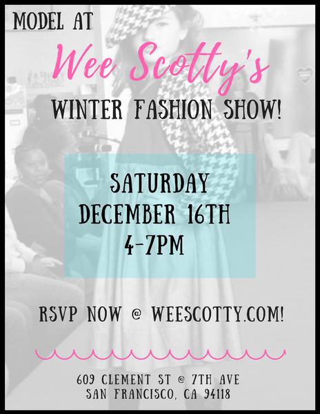Our Winter Fashion Show is HERE!