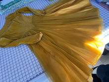 Gold Long Sleeve Dress