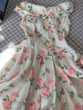 White Rose Floral Dress