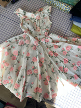 White Rose Floral Dress