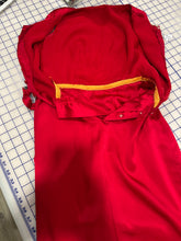 Red Satin Sleeveless "Lanz" Dress