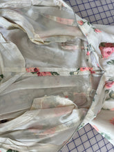 White Rose Floral Dress