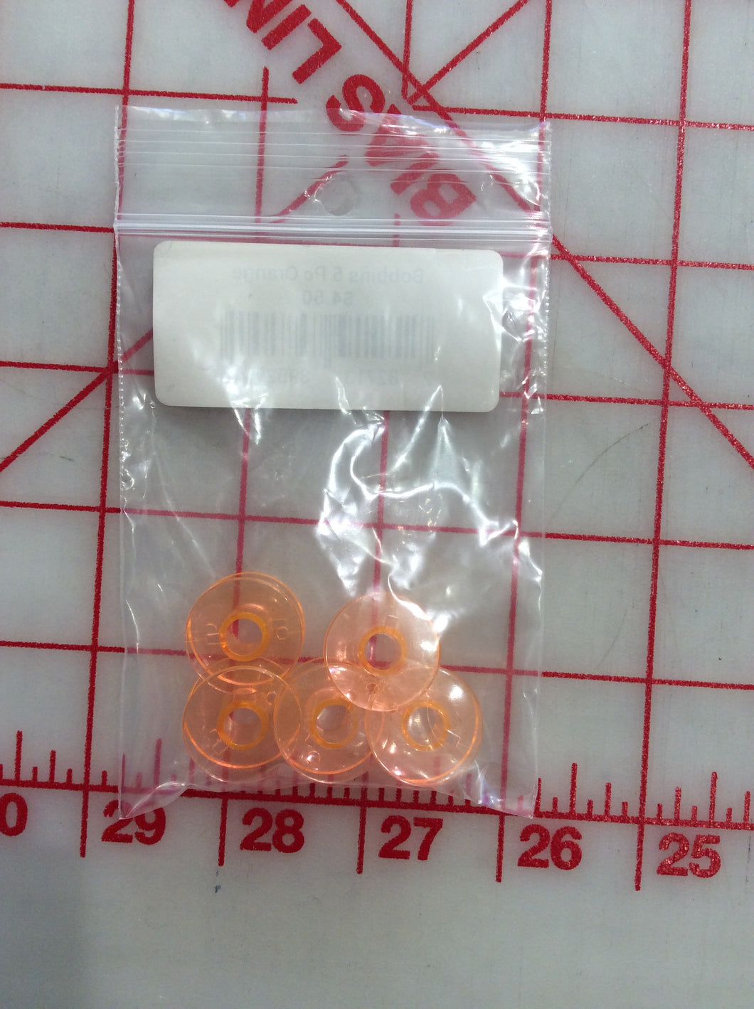 Bobbins 5 Pc Orange