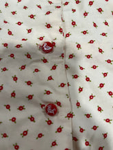 White and Red Floral Dot Halter Dress