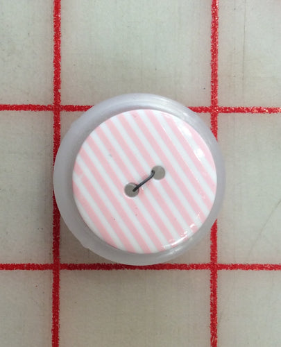 Dill Buttons Pink Stripes