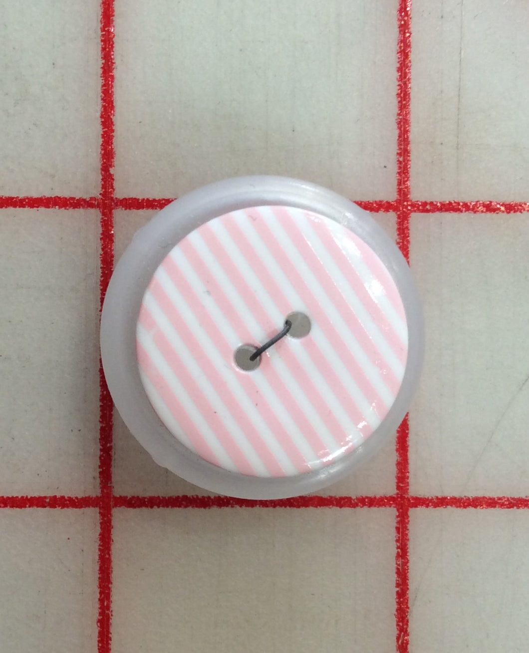 Dill Buttons Pink Stripes