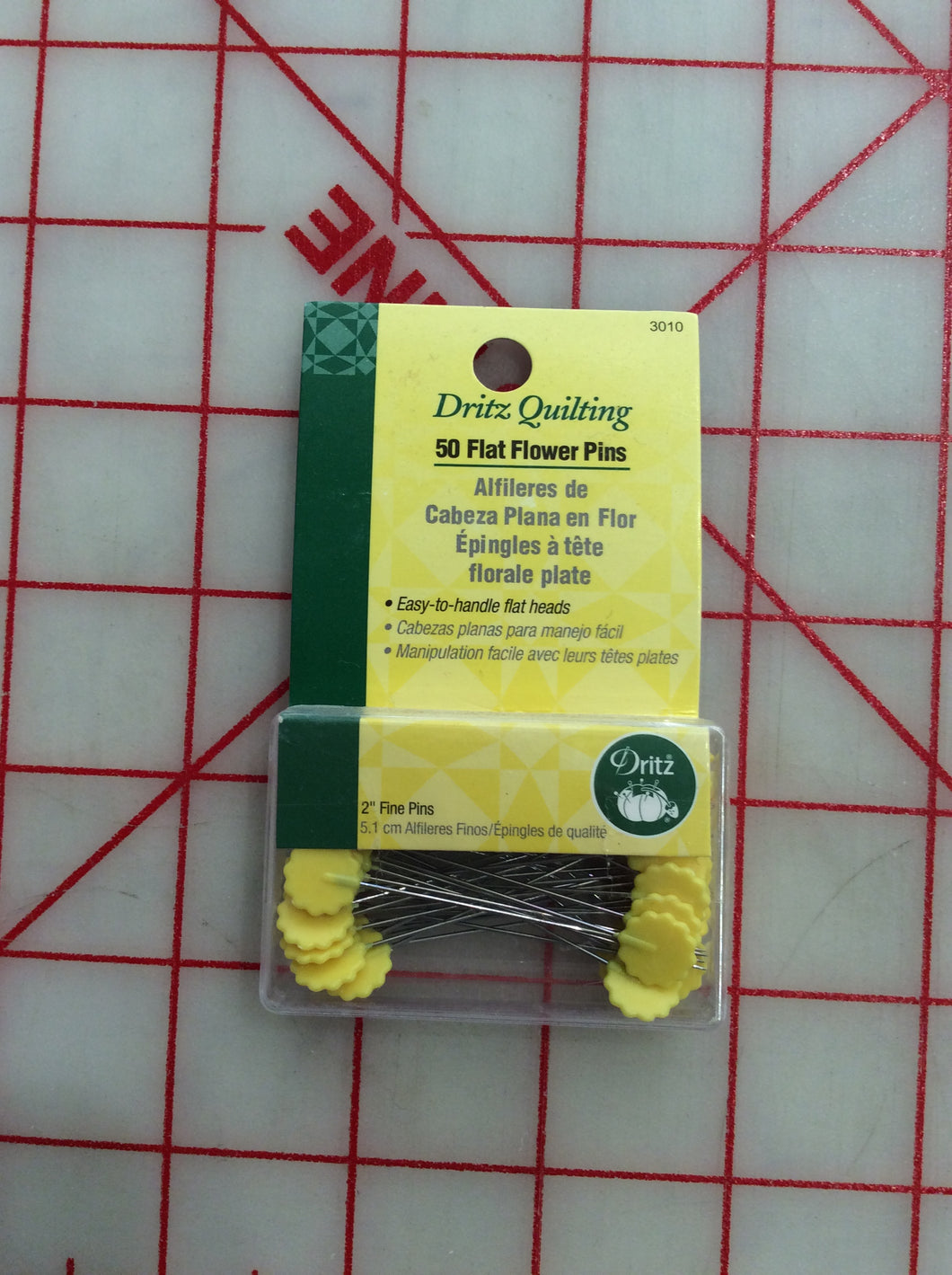 Dritz Flat Flower Pins