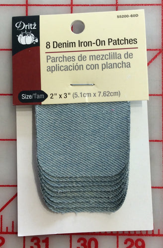 Dritz Iron On Patches Denim
