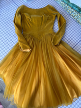 Gold Long Sleeve Dress