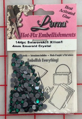 Emerald Crystal Embellishments