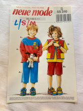 Neue Mode S55310 Pattern UNCUT Children's Vest, Shorts, Crew Neck, Shirt ages 3-11