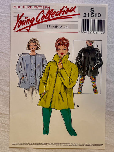 Young Collection S21510 UNCUT Coats Sizes 12-22