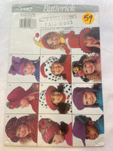 Butterick 3592 Pattern UNCUT Childrens' Hat S/M/L