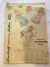 Simplicity 2044 Pattern CUT Infants' Layette Set RARE