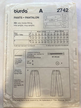 Burda 2742 Pattern CUT Boys' Pants Sizes 9-14