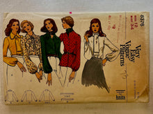 Very Easy Very Vogue 8376 PARTIALLY CUT Blouse Size 12