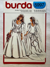 Burda 5997 CUT Wedding Dress Size 18