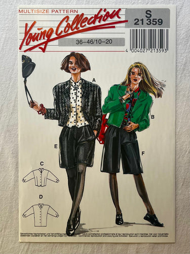 Neue Mode Young Collection S21359 UNCUT Blouse Sizes 10-20