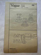 Vogue for Me 7068 Pattern PARTIALLY CUT Girls Dress Sizes 6-8