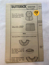 Butterick 3592 Pattern UNCUT Childrens' Hat S/M/L