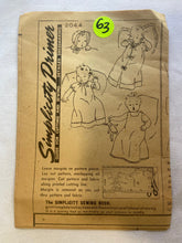 Simplicity 2044 Pattern CUT Infants' Layette Set RARE