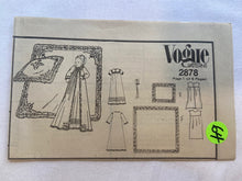Little Vogue 2878 Pattern CUT Infants' Dress, Coat, Bonnet, Pillow Sham, & Blanket One Size