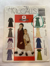 McCall's 2542 Pattern CUT Childrens' & Girls' Dress & Belt Bag Sizes 4, 5, 6