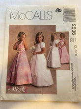 McCall's 2536 Pattern CUT Childrens' & Girls' Formal Dresses Sizes 6, 7, 8