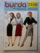 Burda Pattern 7238 UNCUT Adult Skirt Sizes 8-18