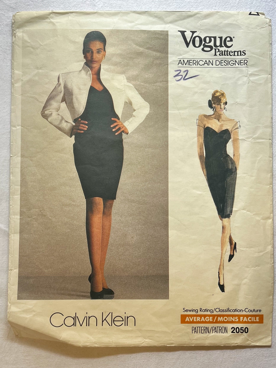 Vogue Calvin Klein 2050 Misses Dress Size 10 Wee Scotty Vogue Calvin Klein 2050 Misses Dress Size 10 Wee Scotty