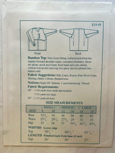 The Sewing Workshop Bamboo Shirt UNCUT Blouse Sizes 8-18