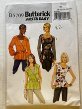 Butterick Fast and Easy B5709 UNCUT Blouse Sizes 10-16