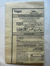 Vogue 7053 CUT Misses Dress Size 12