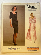 Vogue Yves Saint Laurent 1996 CUT Misses Dress Size 10