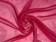 100% Silk Chiffon 45" Pink