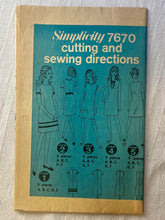 Simplicity 7670 CUT Misses Dress Size 14