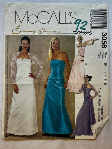McCall's 3056 UNCUT Misses Dress Sizes 14-18