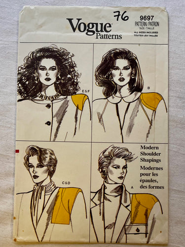 Vogue 9697 UNCUT Suit S-XL