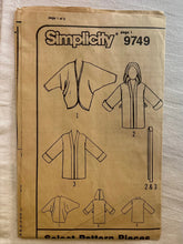 Simplicity 9749 CUT Coat Size M