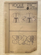 Vogue R10564 UNCUT Blouse Sizes 8-16