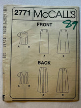 McCall's 2771 PARTIALLY CUT Misses Dress Sizes 16-20