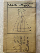 Very Easy Very Vogue V9182 UNCUT Misses Dress Sizes 6-14