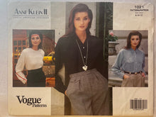 Vogue Anne Klein 1021 CUT Blouse Size 12
