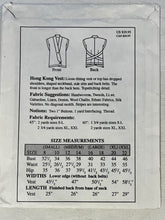The Sewing Workshop Hong Kong Vest CUT Vests Size M
