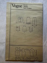 Vogue Girl V7870 Pattern PARTIALLY CUT Girls Dress, Top, Pants Sizes 7, 8, 10