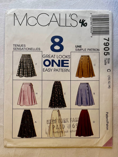 McCall's 8 7905 UNCUT Adult Skirts Sizes 10-14