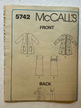McCall's 5742 UNCUT Misses Dress Sizes 10-14