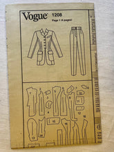 Vogue Karl Lagerfeld 1208 PARTIALLY CUT Suit Sizes 14-18