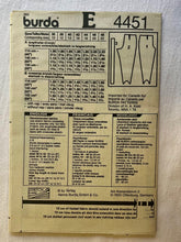 Burda 4451 UNCUT Adult Pants Sizes 10-20