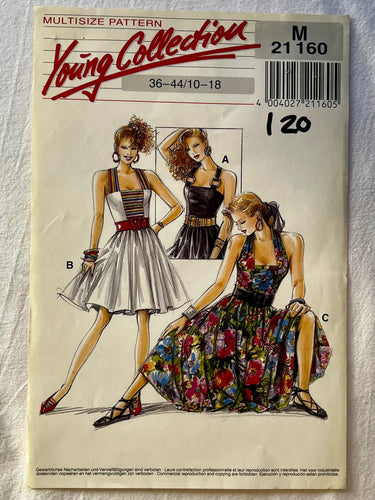Young Collection M21160 CUT Misses Dress Size 18